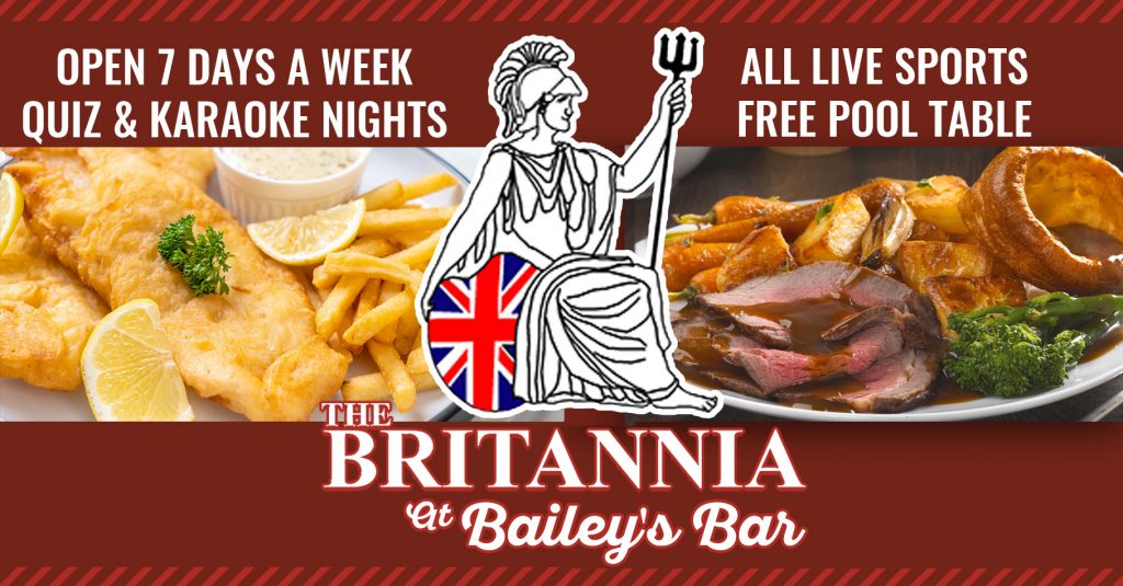 The Britannia at Bailey's