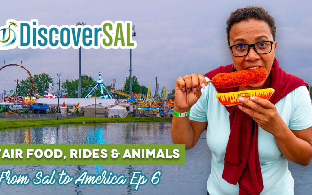 Butler County Farm Show: First Carnival Ride, Carnival Food & Animals | From Sal to America Ep. 6