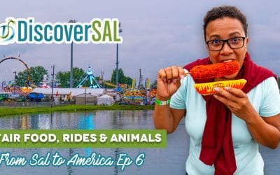 Butler County Farm Show: First Carnival Ride, Carnival Food & Animals | From Sal to America Ep. 6
