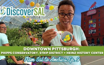 A Day in Downtown Pittsburgh: Phipps Conservatory, Strip District & Heinz History Center | From Sal to America Ep. 9